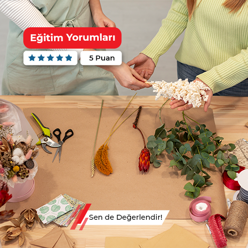 Yapma Çiçek Yapımı Kursu
